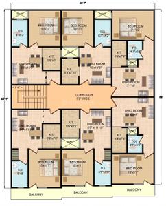 Project Image of 400.0 - 500.0 Sq.ft 1 BHK Apartment for buy in Satyam Homes