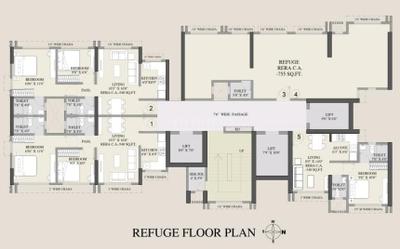 Project Image of 560 Sq.ft 2 BHK Apartment / Flat for sale in Girgaon for Rs. 21000000