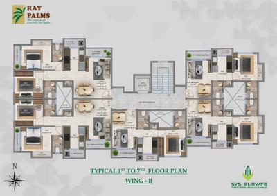 Project Image of 358.76 - 593.74 Sq.ft 1 BHK Apartment for buy in SVS Ray Palms