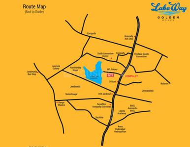 Project Image of 1200.0 - 2010.0 Sq.ft 2 BHK Apartment for buy in Golden Lake Way