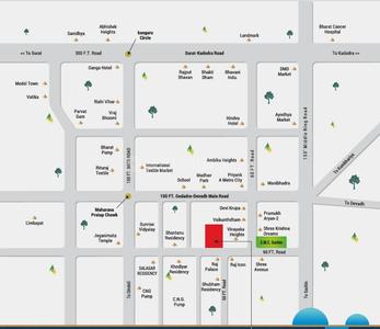 Shree Madhav Hills Building Def Location Plan 1
