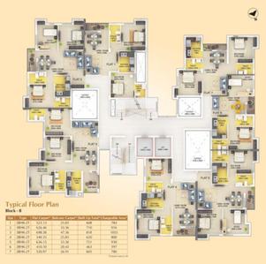 Project Image of 783.0 - 800.0 Sq.ft 2 BHK Apartment for buy in Signum Parkwoods Estate