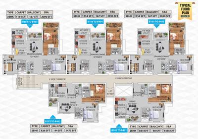 Project Image of 1419.0 - 2090.0 Sq.ft 2 BHK Apartment for buy in Kokila Enclave Annex