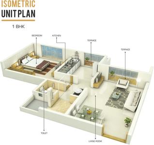 Project Image of 461.0 - 706.0 Sq.ft 1 BHK Apartment for buy in Ved Brillante