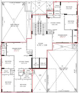 Project Image of 668.87 - 886.62 Sq.ft 2 BHK Apartment for buy in Sheetal Keshav Grace