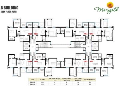 Project Image of 430.0 - 710.0 Sq.ft 1 BHK Apartment for buy in Nagpal Marigold