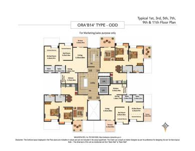 Project Image of 1215 Sq.ft 2 BHK Apartment / Flat for sale in Wagholi for Rs. 8200000