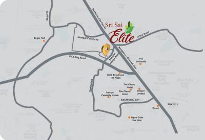 Project Image of 990.0 - 1565.0 Sq.ft 2 BHK Apartment for buy in Sri Sai Elite