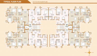 Shree Hari Samanvay Park A AND B Building Cluster Plan 1