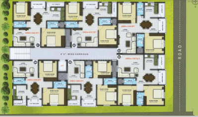 Project Image of 1000.0 - 1100.0 Sq.ft 2 BHK Apartment for buy in Nest Heritage