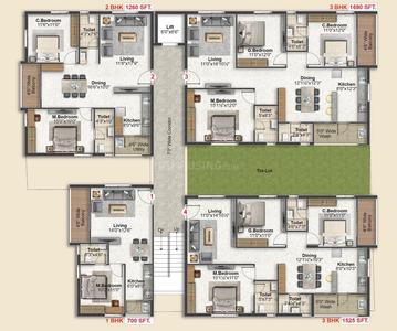 Project Image of 700.0 - 1690.0 Sq.ft 1 BHK Apartment for buy in Inspire Topaz