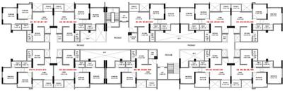Project Image of 630.0 - 631.52 Sq.ft 2 BHK Apartment for buy in Shiv Divine Dazzle A