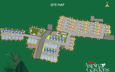 Project Image of 1394.0 - 1711.0 Sq.ft 2 BHK Villa for buy in VGN Aspire Gardens