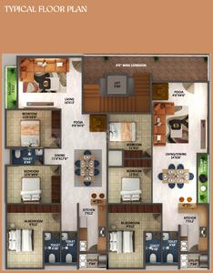 Project Image of 1350.0 - 1470.0 Sq.ft 3 BHK Apartment for buy in Bhavish Paradise