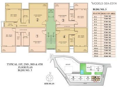 Project Image of 592.0 - 1184.0 Sq.ft 1 BHK Apartment for buy in Models Sea Esta