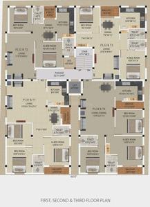 Project Image of 1230.0 - 1234.0 Sq.ft 3 BHK Apartment for buy in Green SV Flats