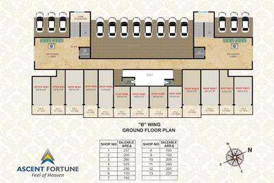 Project Image of 410.0 - 900.0 Sq.ft 1 BHK Apartment for buy in Ascent Fortune Phase 1
