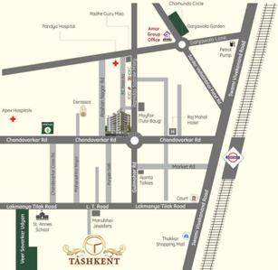 Project Image of 511.0 - 750.0 Sq.ft 1 BHK Apartment for buy in Amar New Tashkent Terrace CHSL