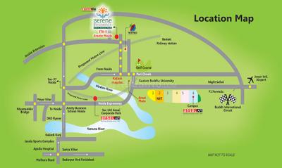 Project Image of 342.29 - 1196.3 Sq.ft 1 RK Apartment for buy in Ansal Sushant Serene Residency Tower 8B and Tower 12E