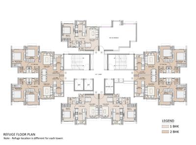 Project Image of 407.0 - 586.96 Sq.ft 1 BHK Apartment for buy in Sunteck One World 