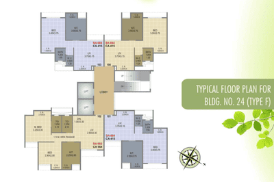 Project Image of 952 Sq.ft 2 BHK Apartment / Flat for sale in Kasarvadavali for Rs. 6490000