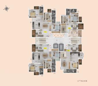 Project Image of 1162.0 - 2424.0 Sq.ft 2 BHK Apartment for buy in Varma Trident