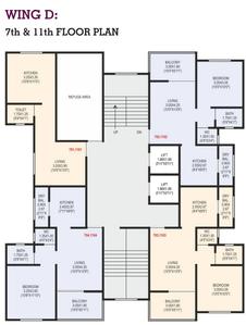Project Image of 651.22 - 866.93 Sq.ft 2 BHK Apartment for buy in Sonigara Presidency Phase II