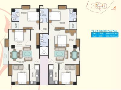 Project Image of 778.0 - 1626.1 Sq.ft 2 BHK Apartment for buy in South City