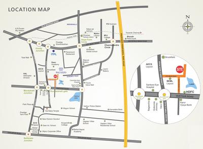 Project Image of 950 Sq.ft 2 BHK Apartment / Flat for sale in Brookefield for Rs. 30000000