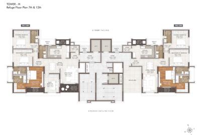 Project Image of 2000 Sq.ft 3 BHK Duplex for sale in Kharadi for Rs. 26900000