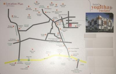 Project Image of 1100.0 - 1450.0 Sq.ft 2 BHK Apartment for buy in Suryas Yogitha Enclave