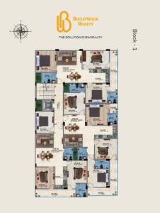 Project Image of 0.0 - 1250.0 Sq.ft 3 BHK Apartment for buy in Rudraa Aroma