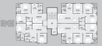 Project Image of 519.33 - 738.08 Sq.ft 2 BHK Apartment for buy in Shyam Akash Parisar