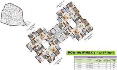 Project Image of 1500 Sq.ft 3 BHK Apartment / Flat for sale in Sancoale for Rs. 11500000