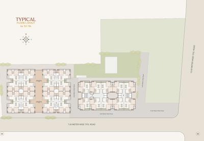Project Image of 508.92 - 528.29 Sq.ft 2 BHK Apartment for buy in H Square Hayat Park Phase 2