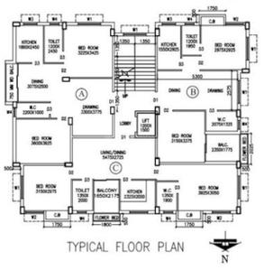 Project Image of 877.0 - 952.0 Sq.ft 2 BHK Apartment for buy in Radha Gobindo Apartment