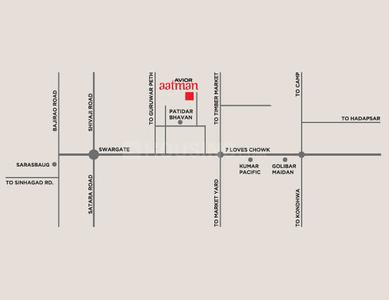 Project Image of 563.06 - 635.07 Sq.ft 2 BHK Apartment for buy in Avior Aatman Phase III