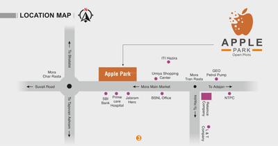 Laxminarayan Apple Park Location Plan 1