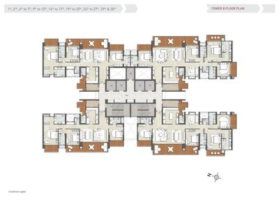 Project Image of 3011 Sq.ft 3 BHK Apartment / Flat for sale in Sector 128 for Rs. 71000000