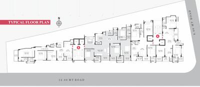 Project Image of 955.19 - 1633.53 Sq.ft 3 BHK Apartment for buy in Hiradhan Rangbindu Flats