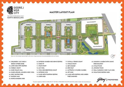 Project Image of 709.88 - 1193.18 Sq.ft 2 BHK Apartment for buy in Godrej Barca II At Godrej MSR City