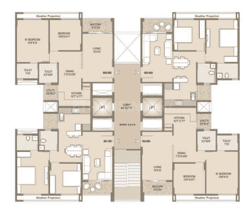 Project Image of 1057 Sq.ft 2 BHK Apartment / Flat for sale in Nehru Nagar for Rs. 13000000
