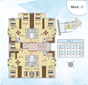 Project Image of 730.0 - 1238.0 Sq.ft 2 BHK Apartment for buy in Meena Crystal