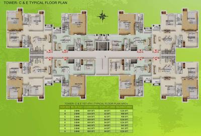 Project Image of 559.72 - 758.21 Sq.ft 2 BHK Apartment for buy in Nitu Sunshine Green City Phase IV