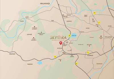Project Image of 855.59 - 1282.56 Sq.ft 2 BHK Apartment for buy in Skyora