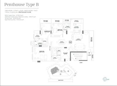 Project Image of 3647 Sq.ft 3 BHK Apartment / Flat for sale in Whitefield for Rs. 58700000