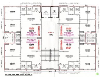 Project Image of 0.0 - 616.13 Sq.ft 2 BHK Apartment for buy in Pramukhraj Savi 48