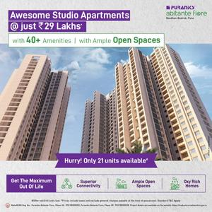 Project Image of 285.0 - 908.0 Sq.ft 1 RK Apartment for buy in Puraniks Abitante Fiore Phase 2B