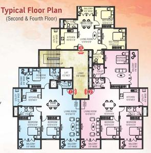 Project Image of 970.0 - 1820.0 Sq.ft 2 BHK Apartment for buy in Poonam Sindoornikethan