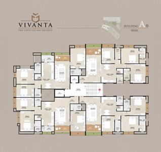 Project Image of 1400.0 - 2000.0 Sq.ft 2 BHK Apartment for buy in Vivanta
